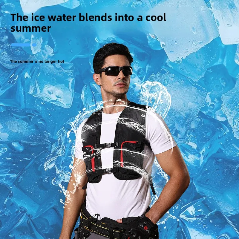 

Циркуляция воды, испарение, охлаждение на открытом воздухе, верхняя одежда, мужская и женская летняя повседневная одежда для работы на открытом воздухе, жилет с кондиционером