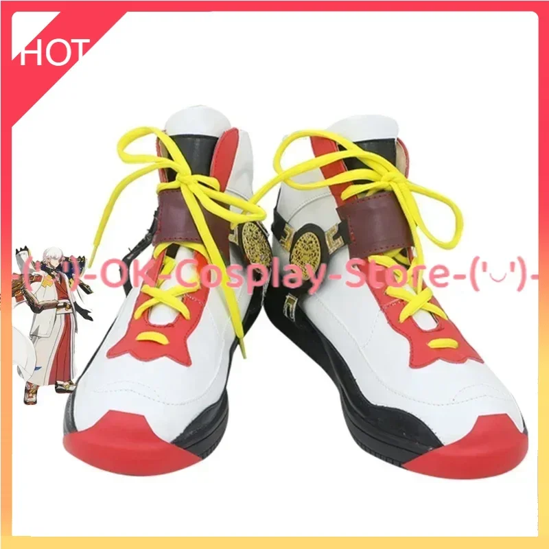 Asuka r. kreutz cosplay sapatos de couro do plutônio cosplay prop halloween carnaval botas feitas sob encomenda