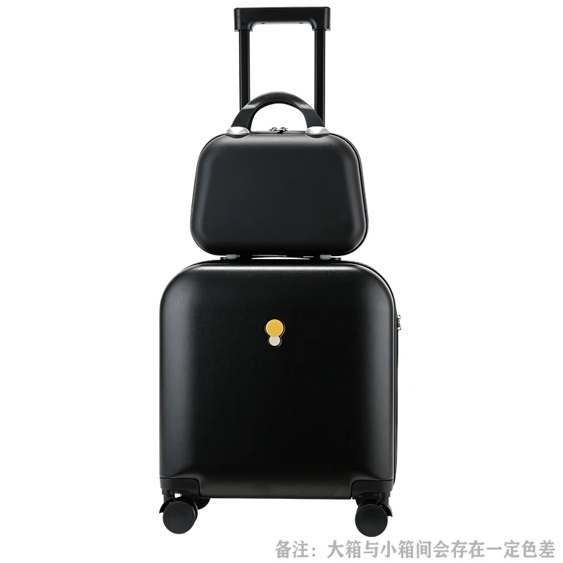 Lady Travel Suitcase Women's Makeup Luggage Bags student boarding password travel luggage trolley case