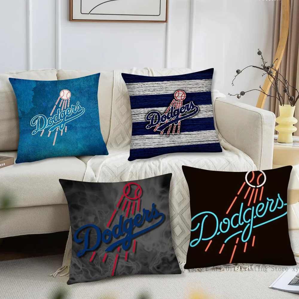 Los angeles d-dodgers fronha quadrada quarto sofá lazer conforto almofada carro sala de estar decoração de casa