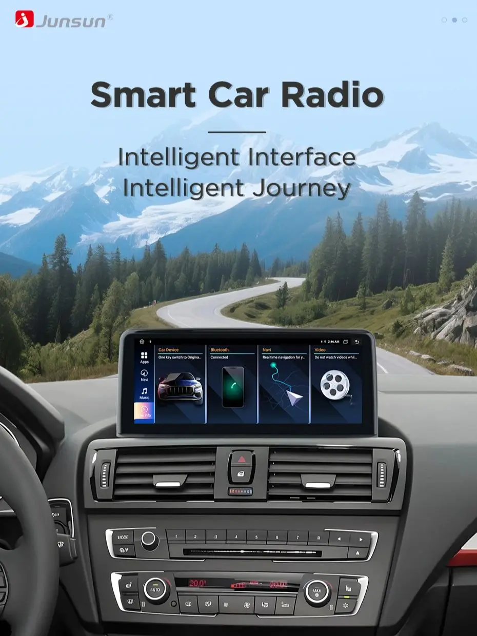 Junsun 1920*720 Drahtlose Carplay Android Auto Multimedia Auto Radio Für BMW 1 2 3 4 serie F20 F21 F22 F30 F31 F32 F33 F34 F36