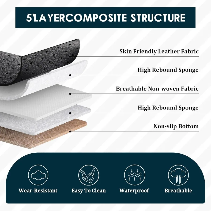 أغطية مقاعد السيارة مناسبة ل شاحن دودج 20062023 5 مقاعد غطاء مقعد جلد نابا غير قابل للانزلاق مع وسادة هوائية متوافقة مع الرياضة المتميزة #5