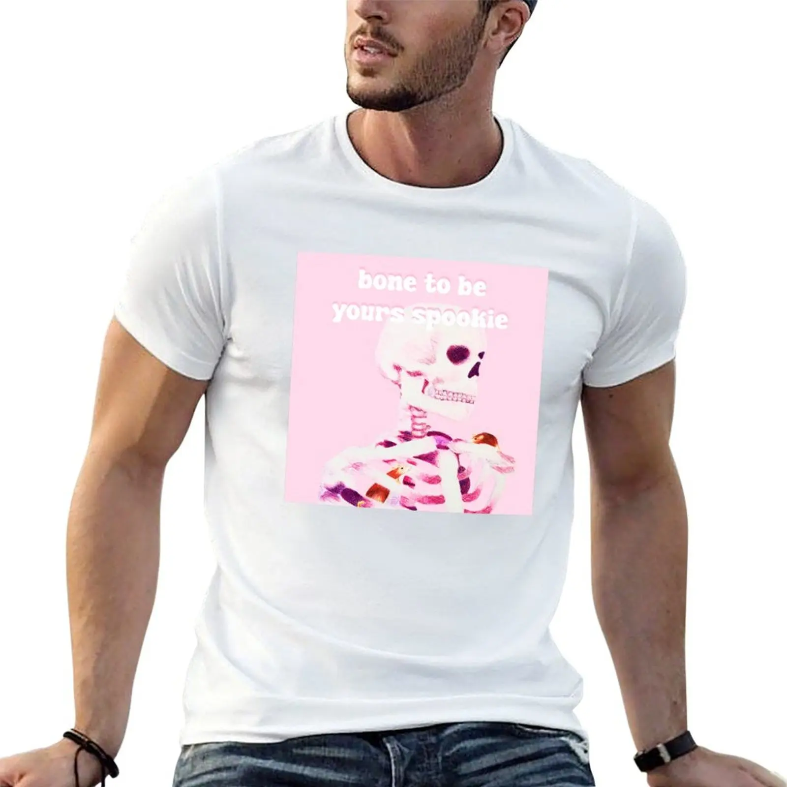 bone to be yours spookie T-Shirt man t shirt designer t shirt man plain t shirts cotton 100% T-shirt