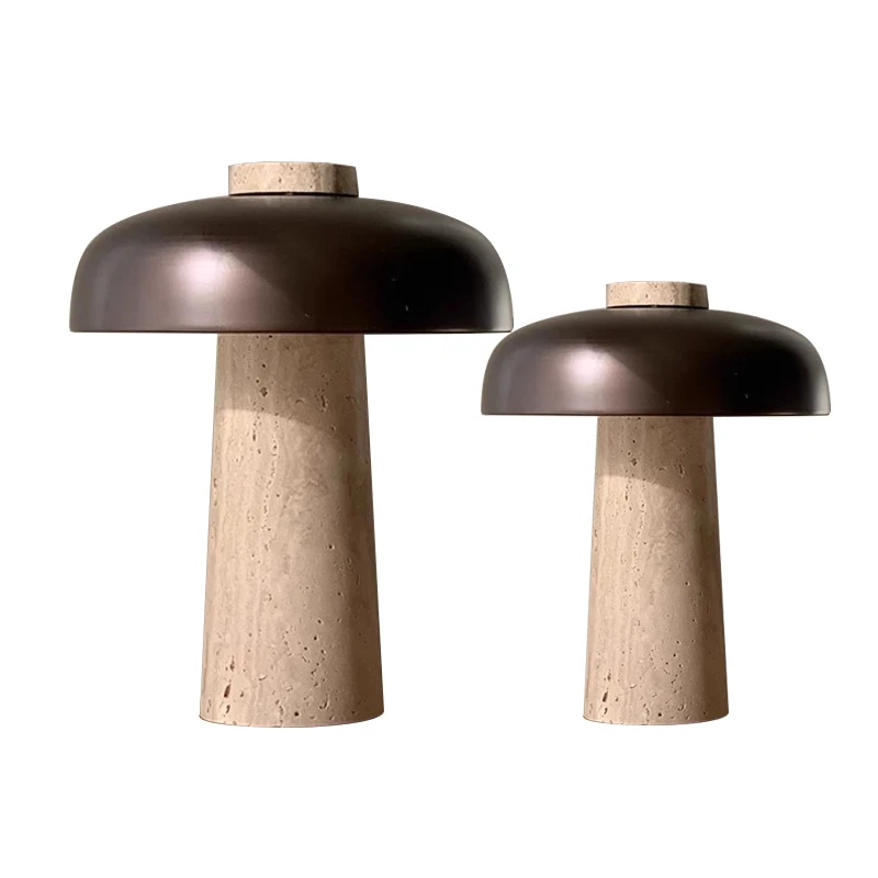 

Creative Yellow Cave Stone Table Lamp Touch Control Dimmable Vintage Table Decor Lights for Bedroom Foyer Decoration Items