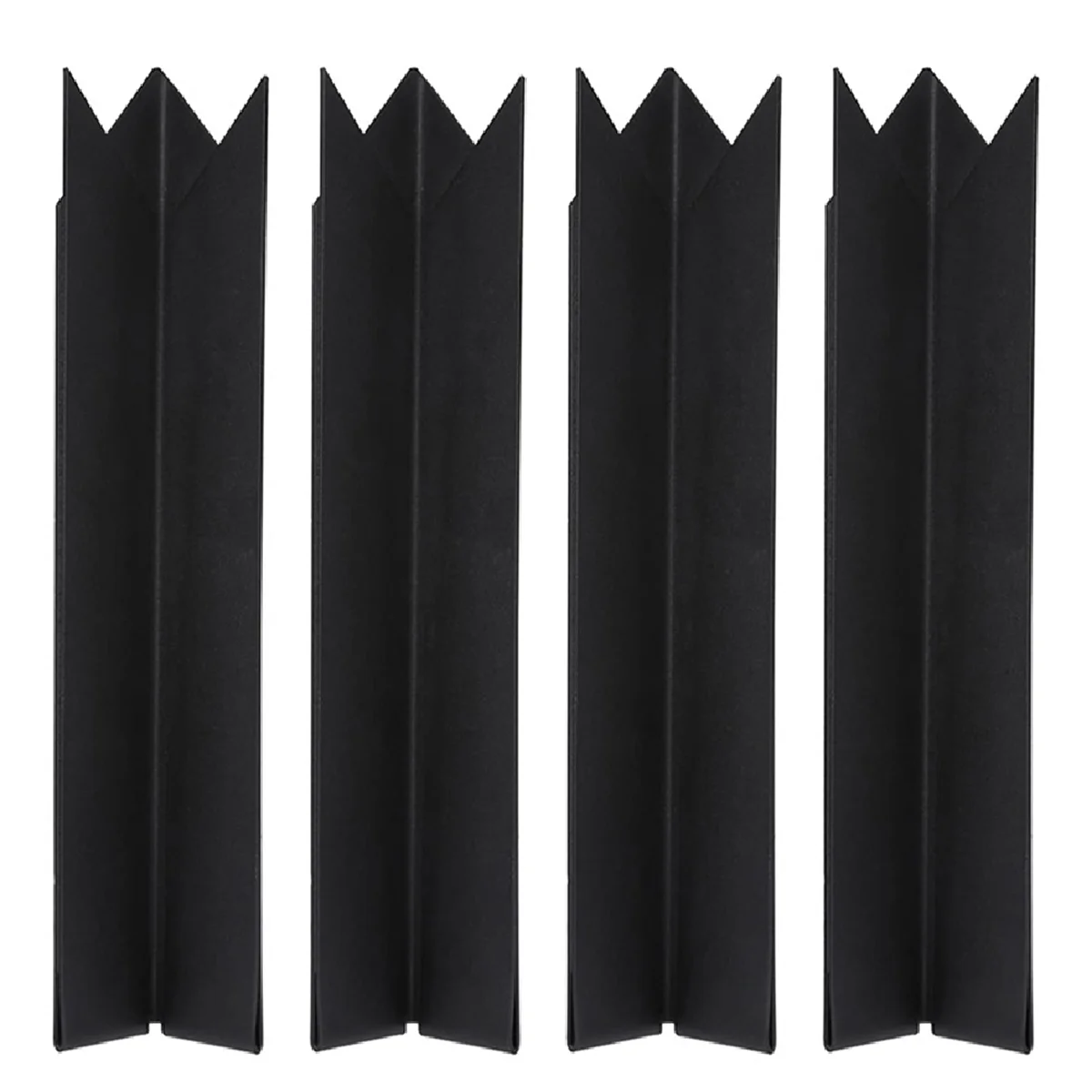 4 Pack 90°Connector Clips, 10 Inch Corner Clips Height Cor-Ten Metal Stakes for 6 & 8 Inch Tall Steel Landscape Edging