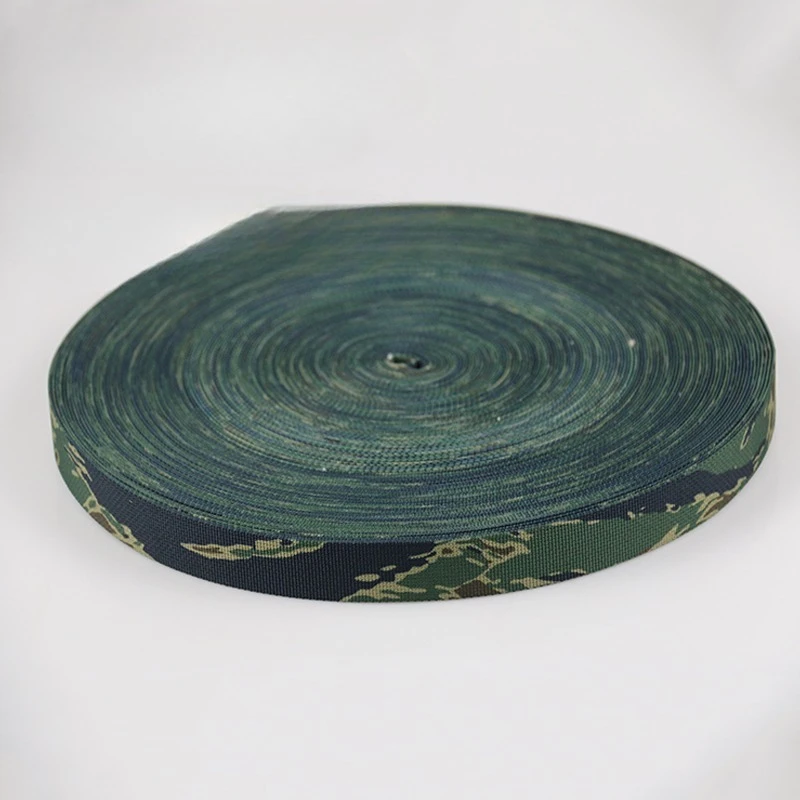 

Blue Tiger Stripe Camouflage Webbing Tactical Pack Shoulder Strap Accessories Waist Belt MOLLE System Shoulder Strap Hunting DIY