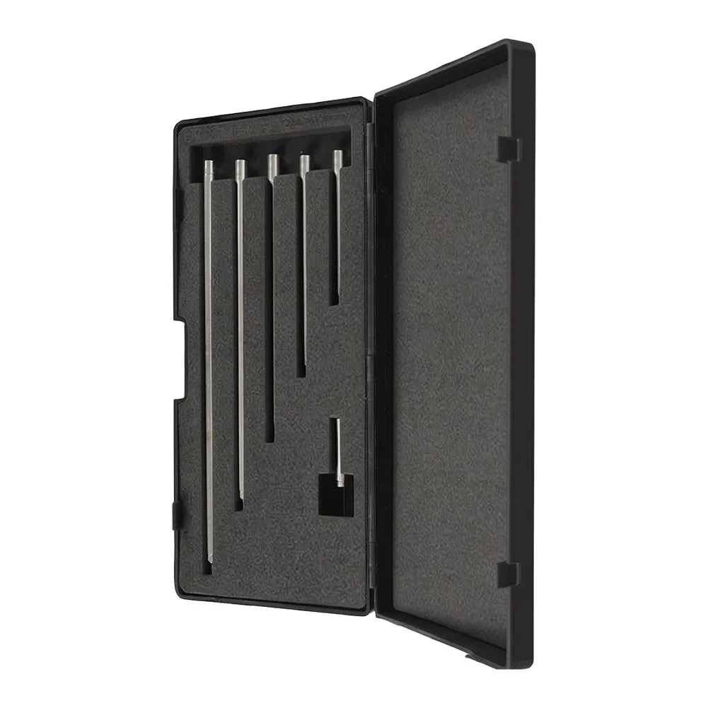 6-Piece Indicator Extension Rod System for For dial Indicators with Standardized M2.5 Thread and Mechanical Integrity