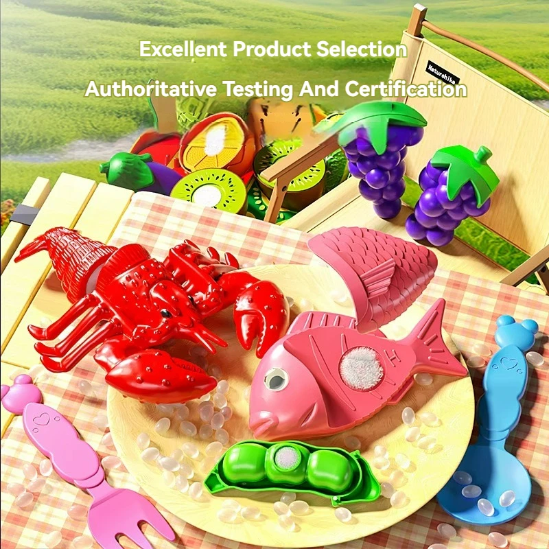 Cucina Casa da gioco Set di giocattoli Simulazione Plastica Classica Frutta Verdura Gioco di taglio alimentare Giocattolo educativo per bambini Montessori