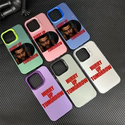 The Weeknd Hurry Up Tomorrow Phone Case for iPhone 12 11 13 14 15 16 Max Pro Plus Laser Cover