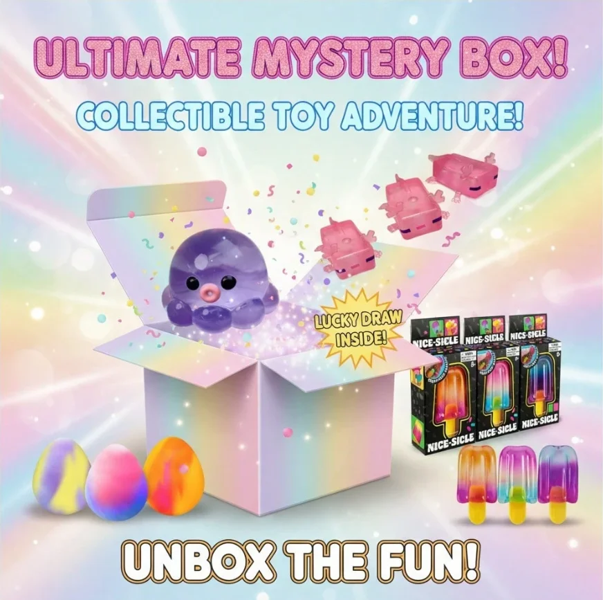 

Cute Ocean & Dessert Squishy Blind Box – 3 Independent Random Draws (Min. 2 Items, Up To 5 Possible) Lucky Surprise Set
