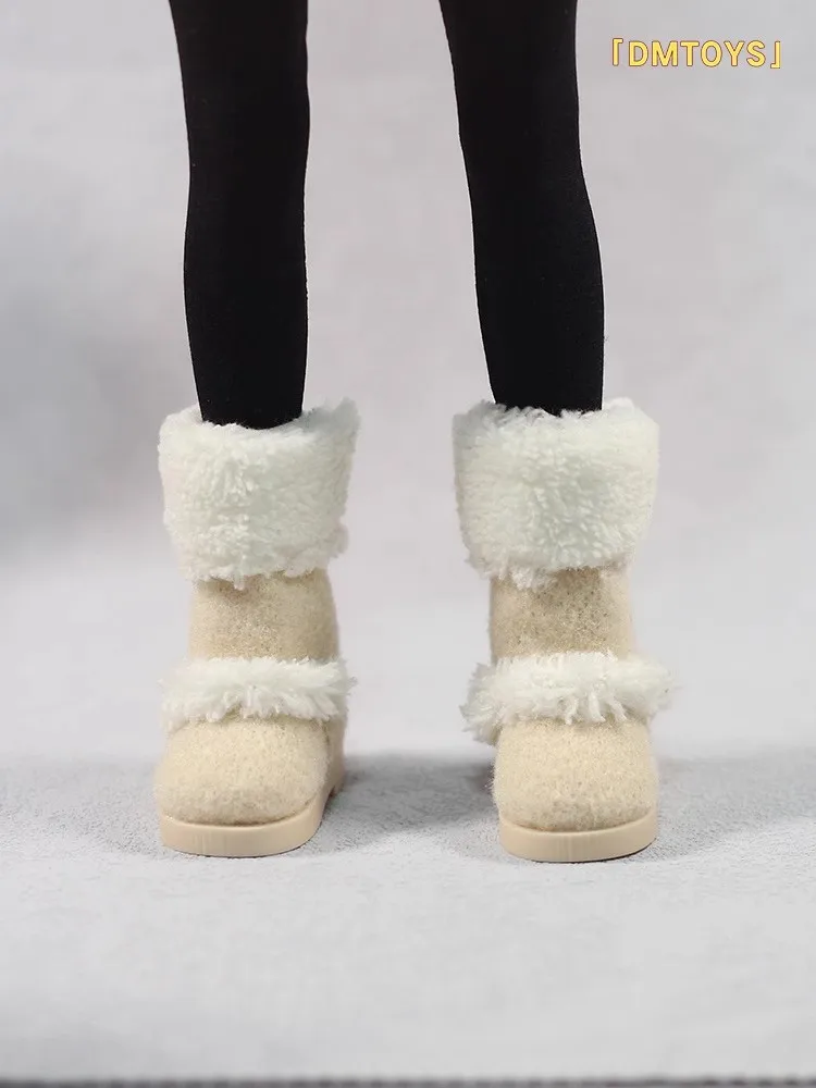 DMTOYS DP001 DP002 Skala 1/6 Damskie Kapcie Buty Zimowe Śniegowce Ręcznie Robiony Model Pasuje do 12'' TBL42 S10PH JO Figurka Akcji Damskiej