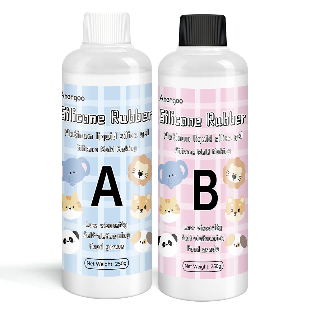 

Пробный комплект для изготовления силиконовых форм. Изготовление формы для быстрого отверждения. Силиконовая резина. Платиновый формовочный силикон для литья смолы.