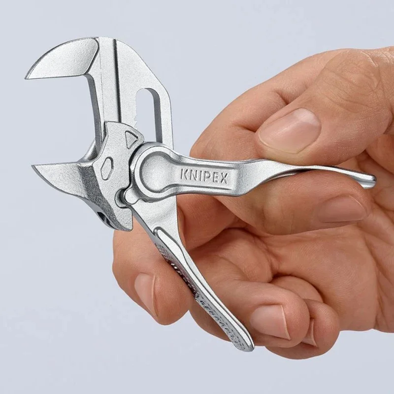 KNIPEX 86 04 100 Pliers Wrench XS 4\'\' Alloy Steel Chrome Plated Mini Plier Knipex Hand Tools