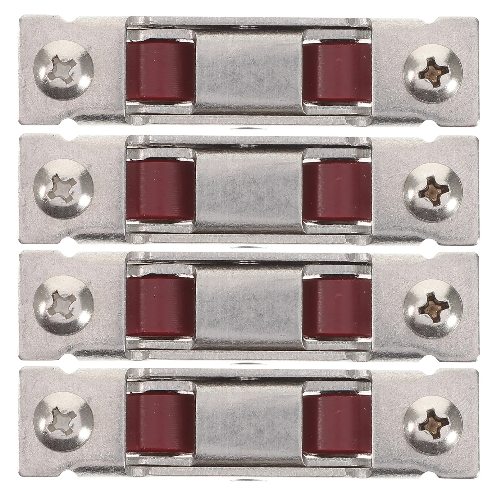 4Pcs Stainless Steel Double Wheel Pulley for Sliding Windows & Doors – Smooth Operation
