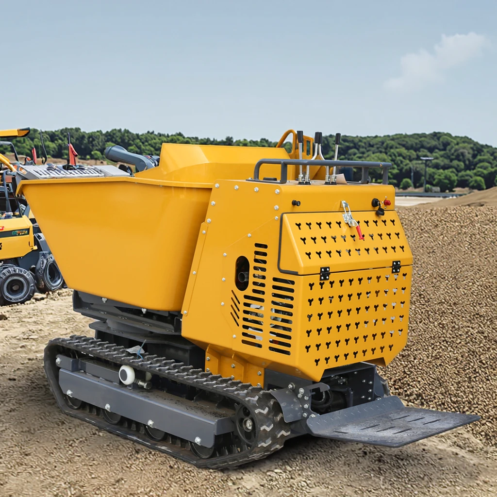 Customized Mini Dumper Diesel Tracked Dumper Crawler Dumper For Farm Work Orchard