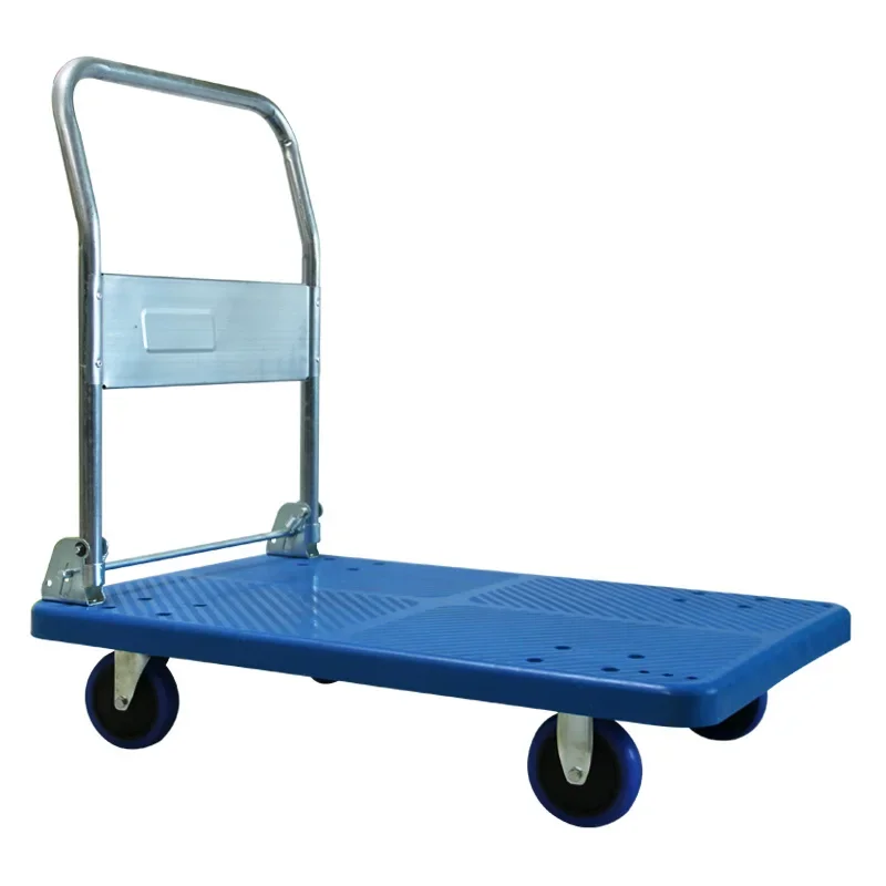 Wholesale Industrial 300kg Load Storage Foldable Plastic Trolley