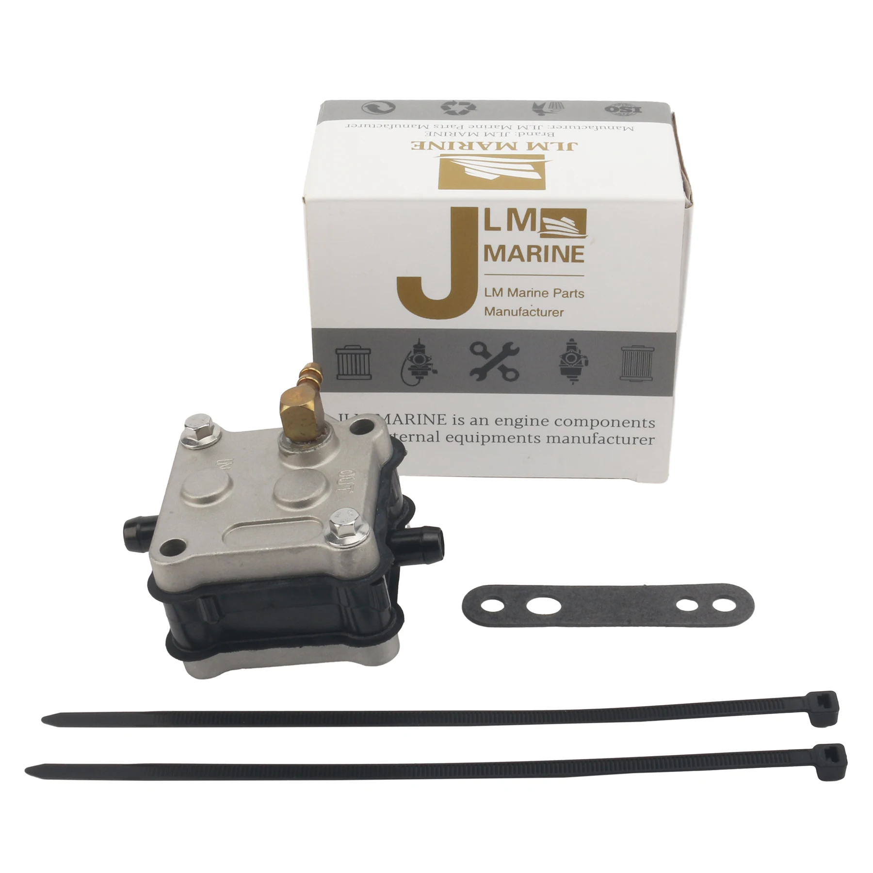 

JLM Marine Fuel Pump for Mercury 30 40 50 60 75 80 90 100 125 140 150 175 200 225 250 HP 14360A16 14360T74 8M0036779 8M0036747