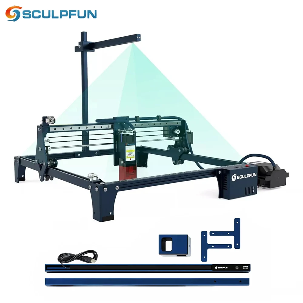 

SCULPFUN CAM500 Lightburn Camera Precise Positioning for Laser Engraver HD Rrecording Image Ttracing Working Range 400*400