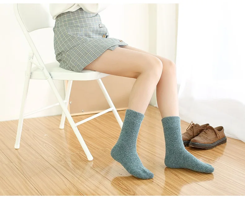 Super Thick Wool Socks Big Yards Men Women Keep Warm Winter Cashmere Socks Thickening Velvet Towel Socks Warm Socks