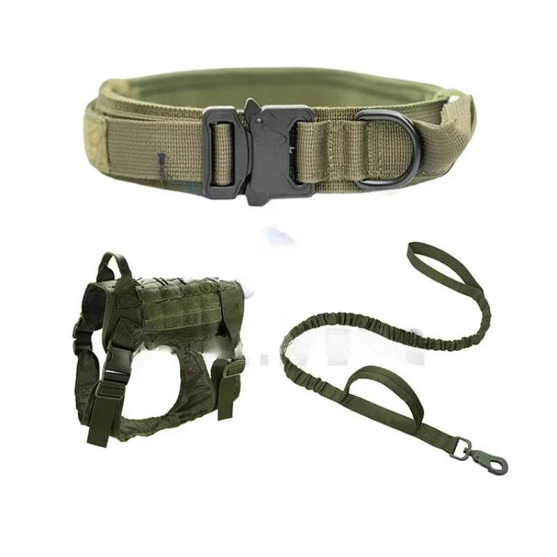 Double Sided Leash Pet 150cm Other Pet Collars, Leashes & Harnesses Cloth  Nylon Webbing Pet Leashes Tactical Patch