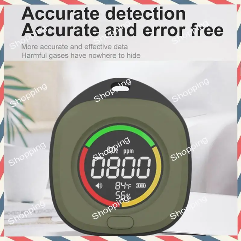 M20K K5C Mini Kooldioxide Detector CO Tester Luchtkwaliteit Draagbare Monitor LED Scherm USB Type-C Opladen Binnen