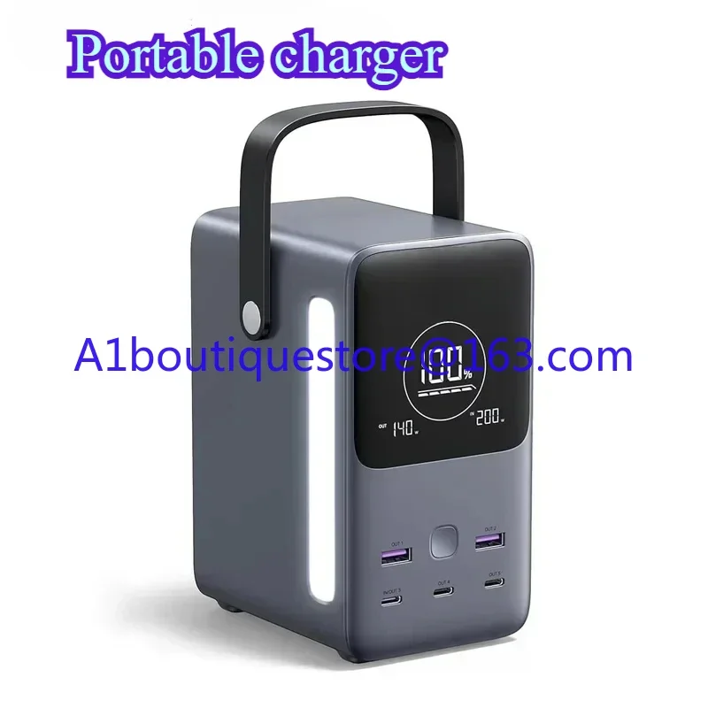 300W 48000mAh Portable Fast Charging Charger Power Bank 6 in 1 Portable Led Display Power Station