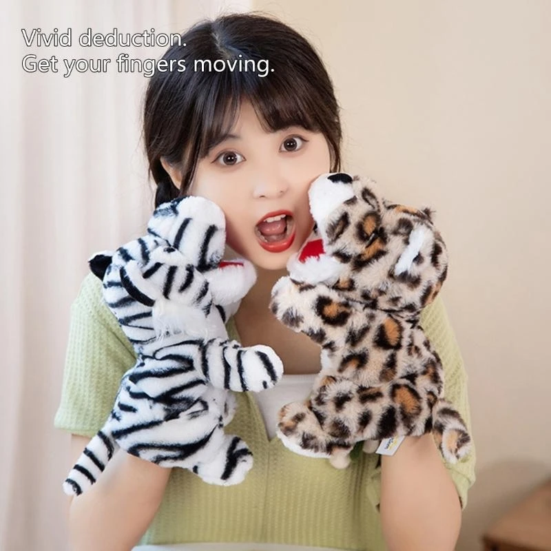 Puppet à main Jungle Animal Hand Puppet Aoth Toy Family Family Gathering Activity Toy