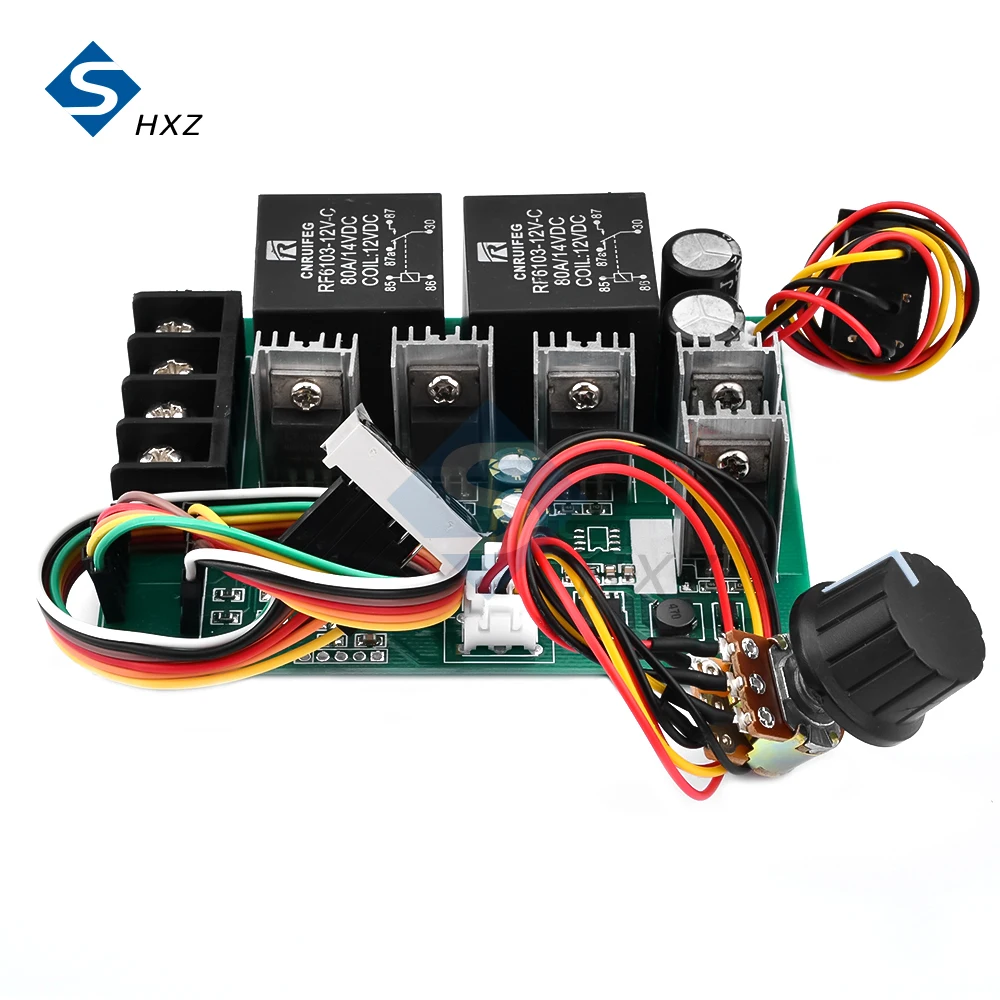 DC Motor Speed Controller 12V PWM Voltage Regulator 12V 24V 48V Dimming Dimmers Motor Speed Controller Input MAX 60A Governor