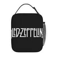 Band Led Zeppelins Thermal Insulated Lunch Bag for School Reusable Food Bag Thermal Cooler Food Box