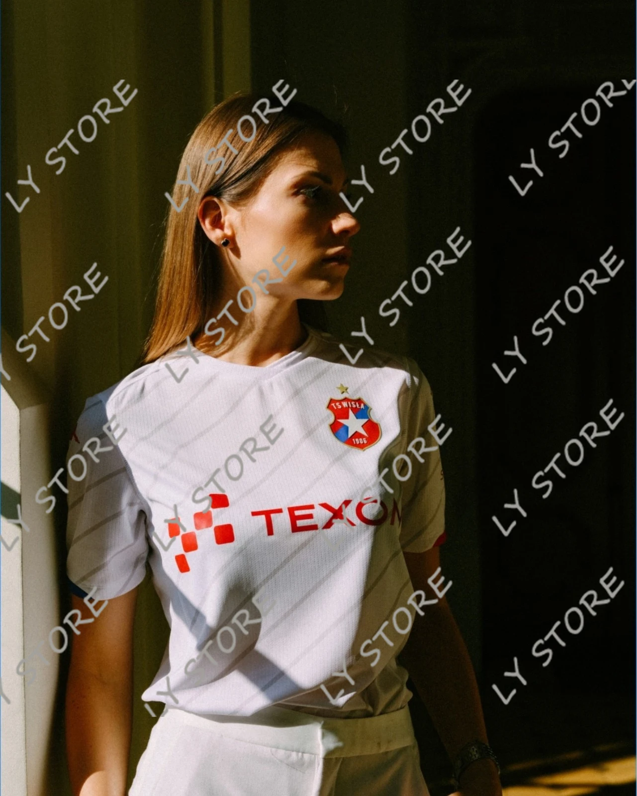 25-26 I League Polska Wis Krakow домашняя футбольная майка, осенняя спортивная футболка Dry Quick, мужская футболка, детская одежда, футболка Y2k Woman