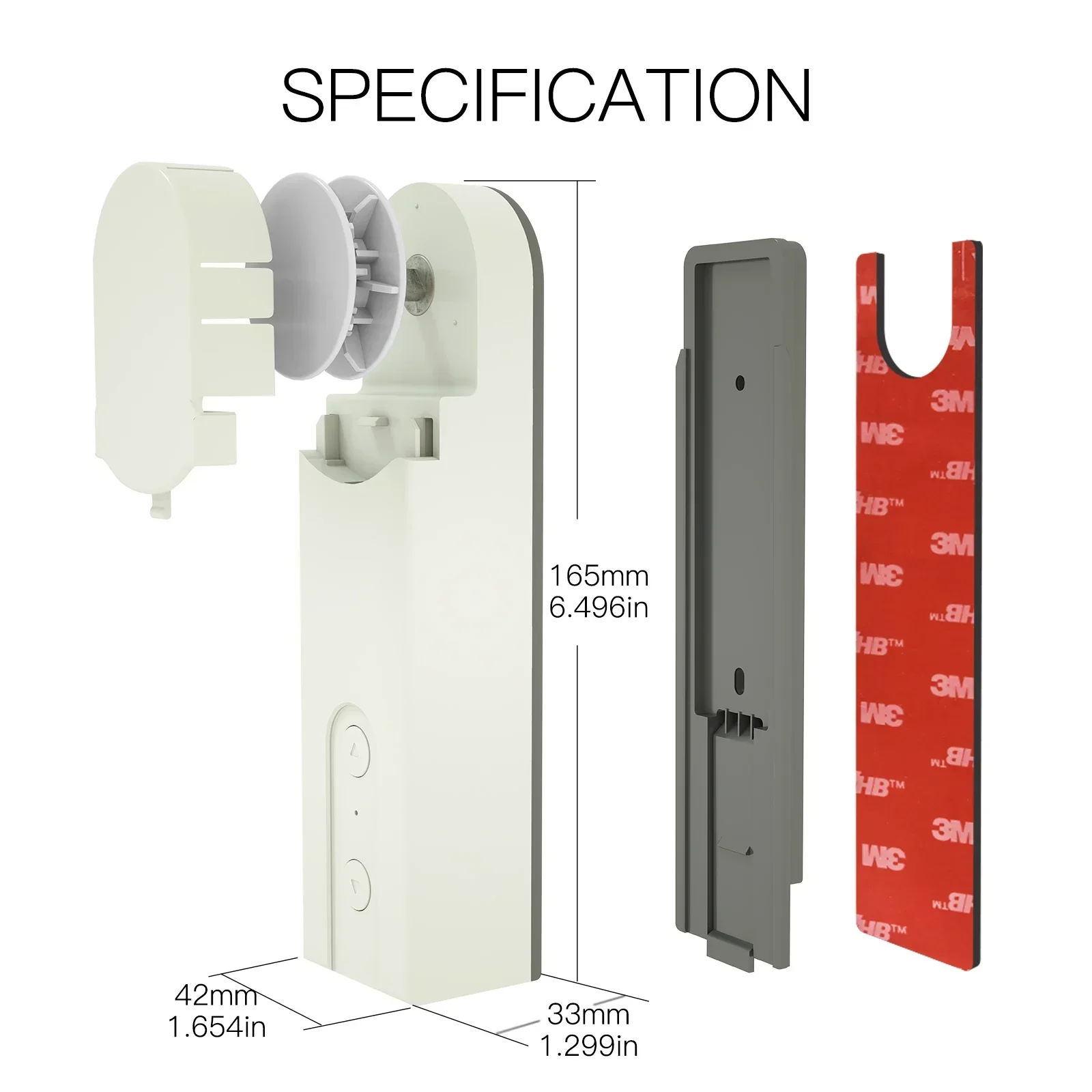 Moes-persiana enrollable eléctrica Tuya Smart Bluetooth, Control de Motor, aplicación Smart Life, puerta de enlace de Control remoto inalámbrica