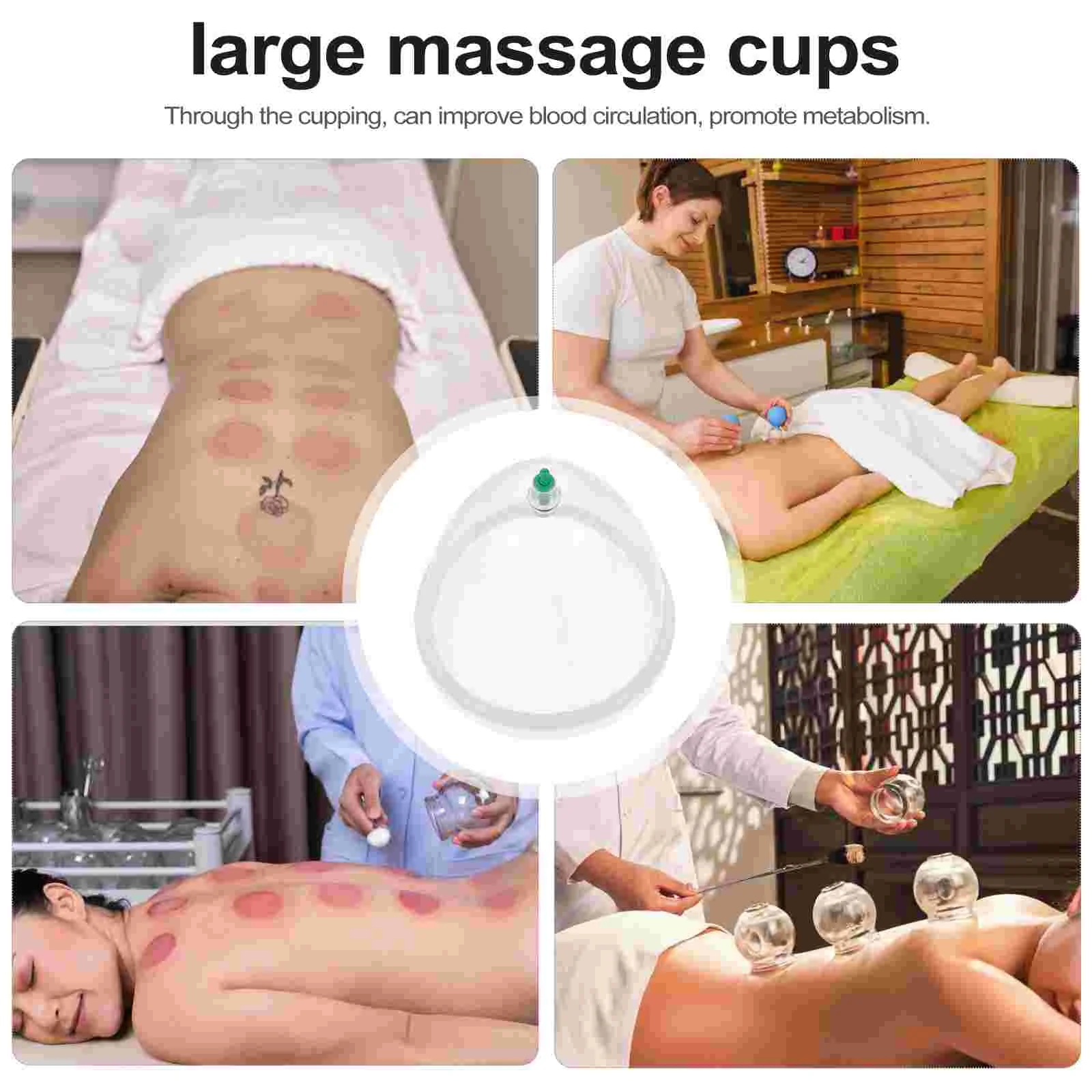 Cupping Set Cups Body Vacuum Tool Kit Suction Silicone Chinese Cellulite Cup Facial Health Care Anti Sets Pump Professional