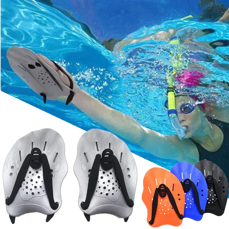 

&Adult Sport Snorkeling Swimming Paddles Training Swimming Training Hand Webbed Gloves Pad Fins Flippers Pool cleaner