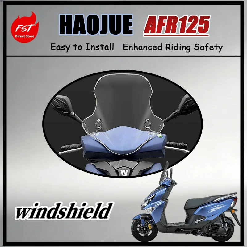 FOR Universal Scooter Wind Deflector Windproof Front Windshield Upgrade for UY125 AFR125 Motorcycle E-Bike Accessory