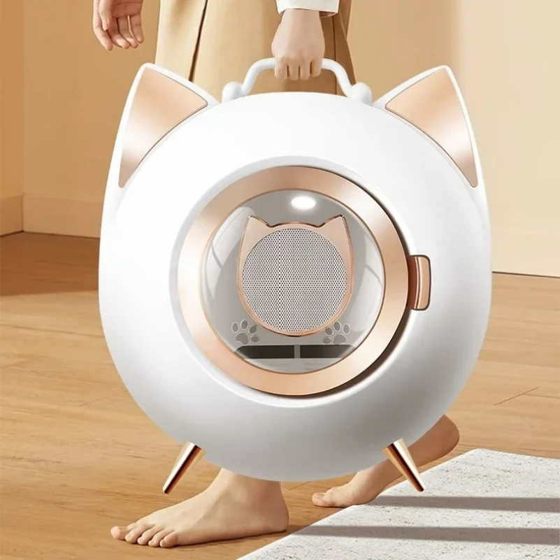 

Универсальная сушилка для животных большой емкости: бесшумный фен с высоким объемом воздушного потока для кошек и собак, портативный.