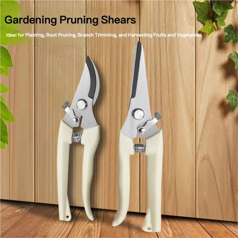 

Stainless Steel Pruning Shears Multifunctional Garden Scissors For Fruit Tree Branch Cutting Flower Trimming Grafting Harves