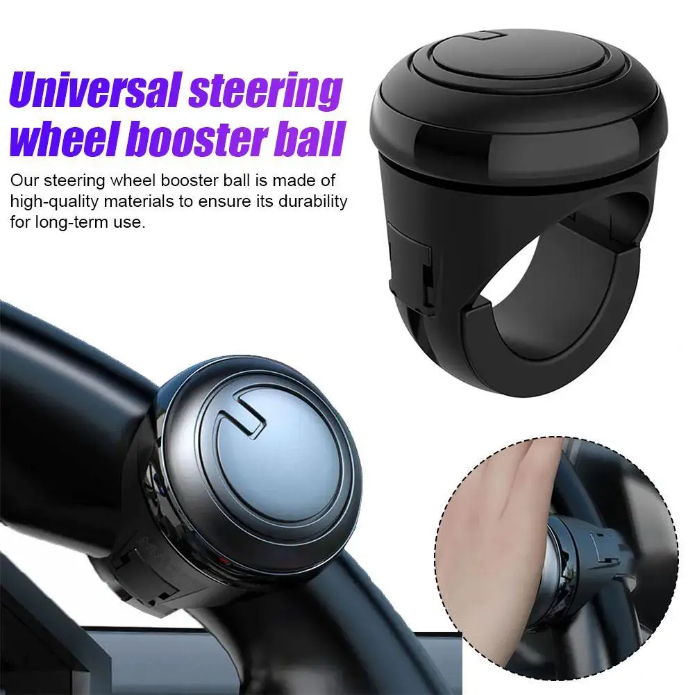 1pcs Car Steering Wheel Booster Ball Universal Labor Saving Turning Spinner Knob Bearing Power Handle Holder Auto Accessories