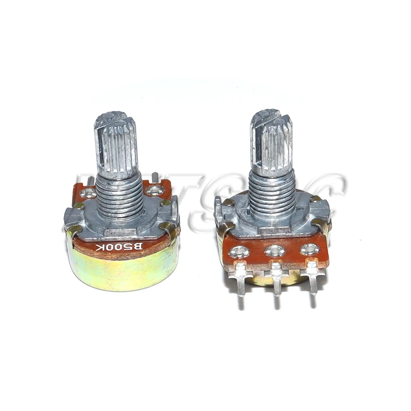 10PCS WH148 15mm 3pin Linear Potentiometer Mit Muttern Und Unterlegscheiben 1K 2K 5K 10K 20K 50K 100K 250K 1M Potentiometer Kit