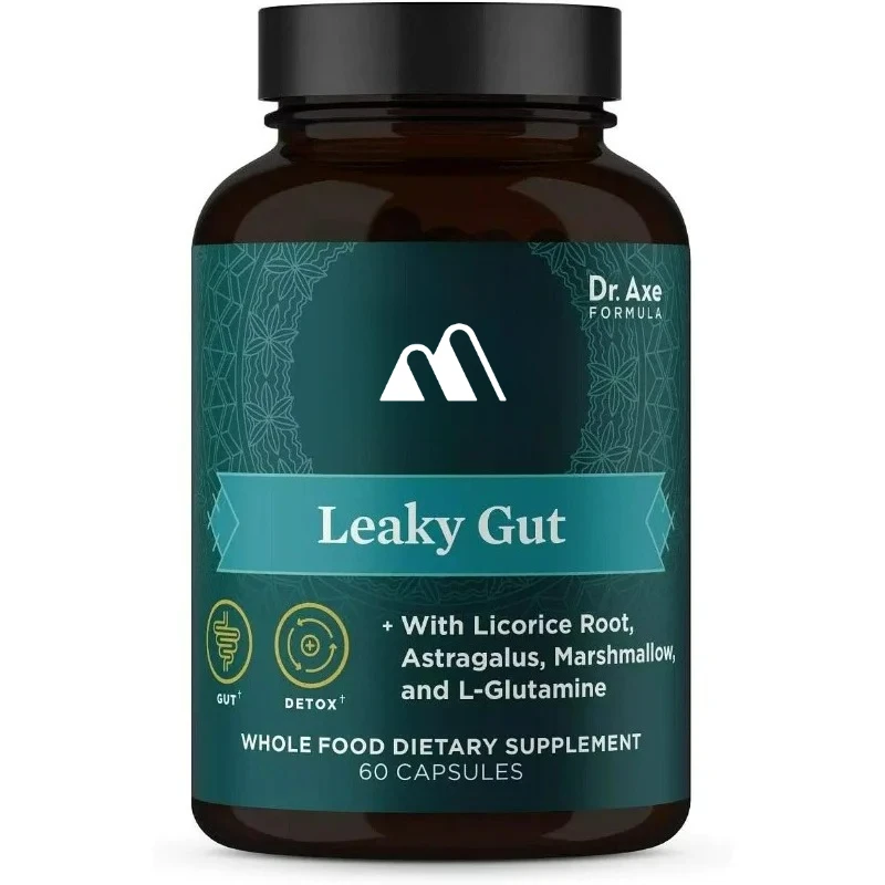 

Gut Supplement, Containing Gancao Root, Huangqi, Marshmallows, And L-glutamine, Gluten Free, 60 Capsules