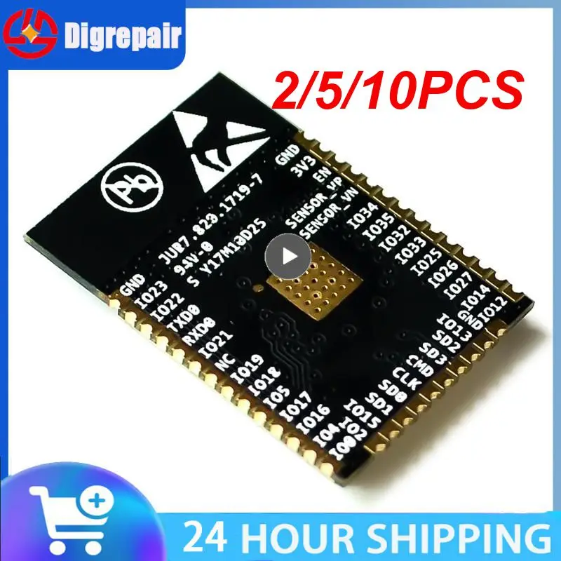 2/5/10PCS ESP-WROOM-32 ESP32 ESP-32 bluetooth-compatible And WIFI Dual Core CPU With Low Power Consumption MCU ESP-32 Module