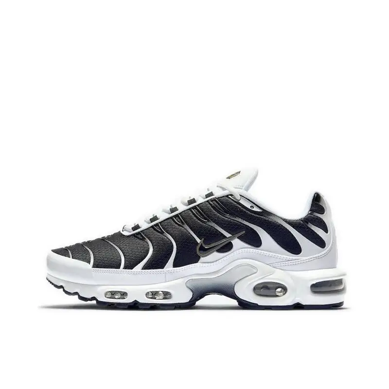 Nike Air Max Plus TN Men Women Running Shoes Are Lightweight, Breathable, Non Slip,Durable with Air Cushioning in Black/white