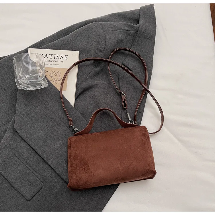 Trendige Damen-Handtasche, stilvolle Umhängetasche, Mini-Geldbörse, lässige Vintage-kleine quadratische Tasche für Ausflüge – Detail 10