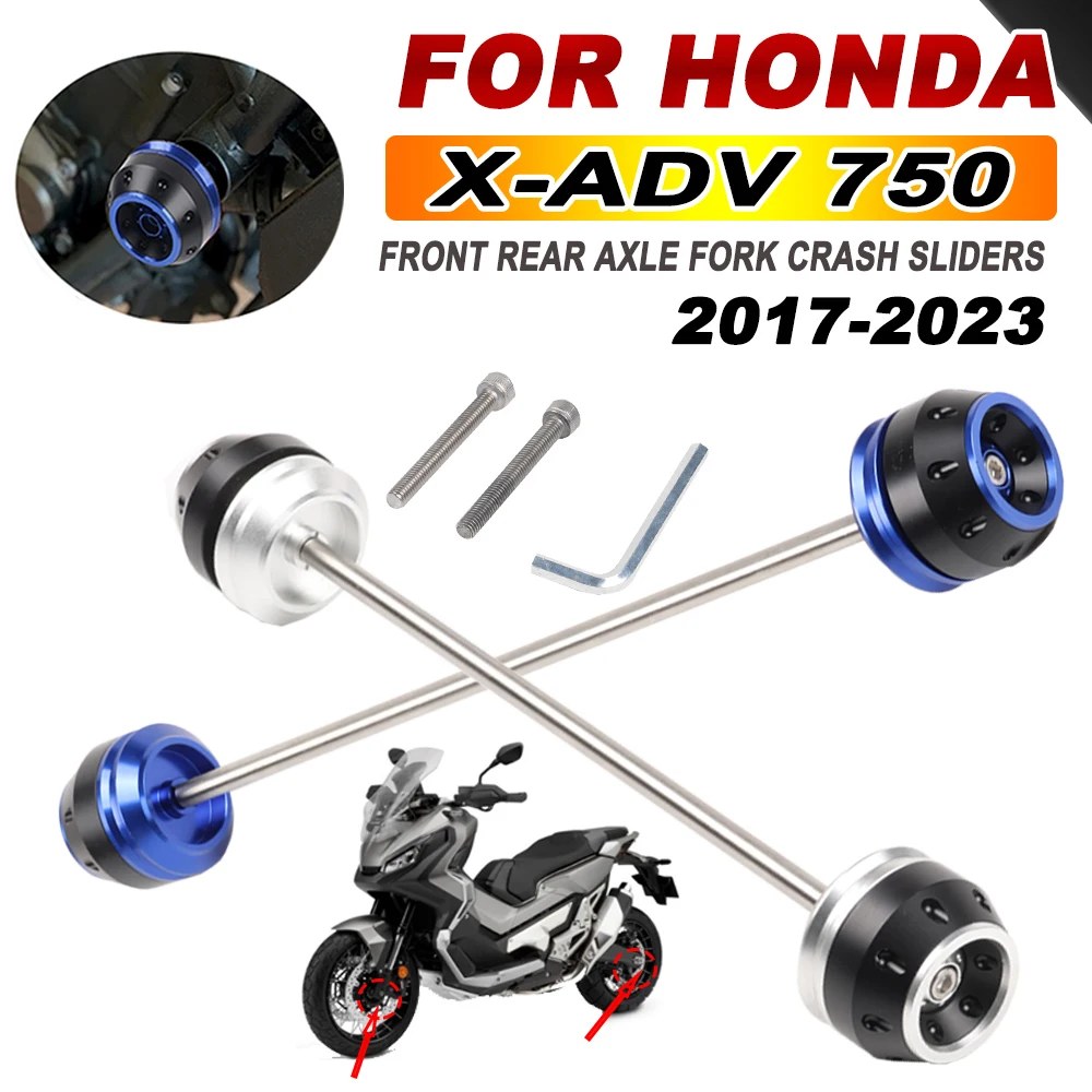 

Motorcycle Front Rear Axle Sliders Wheel Protection Crash Protector For Honda X-ADV750 XADV X-ADV 750 X ADV 750 2017-2023 Parts