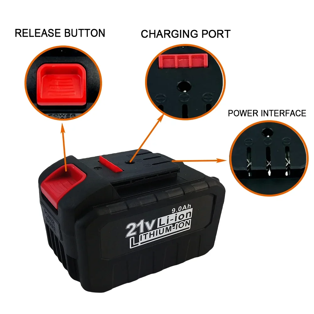 21V 9000mAH high-power durable lithium batterysuitable for Dayi 21V series electric tool