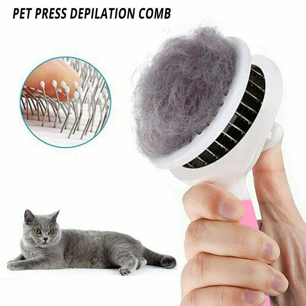 Pet Grooming แปรงลบผมหลวม Undercoat Knots สําหรับสุนัข Cat Hair Grooming Care แปรงทําความสะอาดหวีสุนัข Accessor U5H3