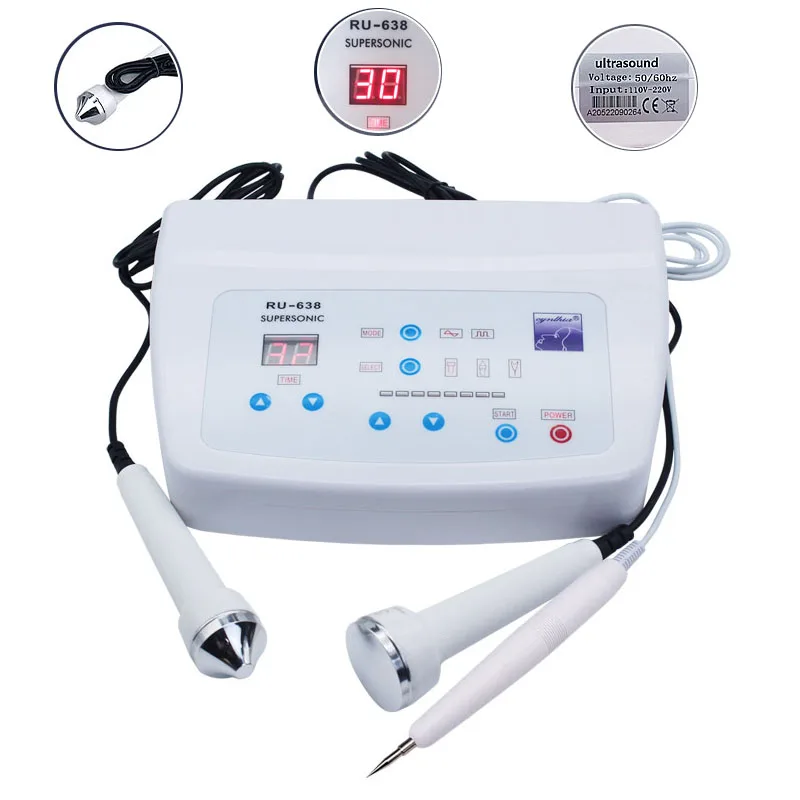 3 In 1 Ultrasonic Beauty Meter Lift Skin Anti-aging Beauty Vibrating Massager Blemish Remover Freckle Remover Facial Skin Care