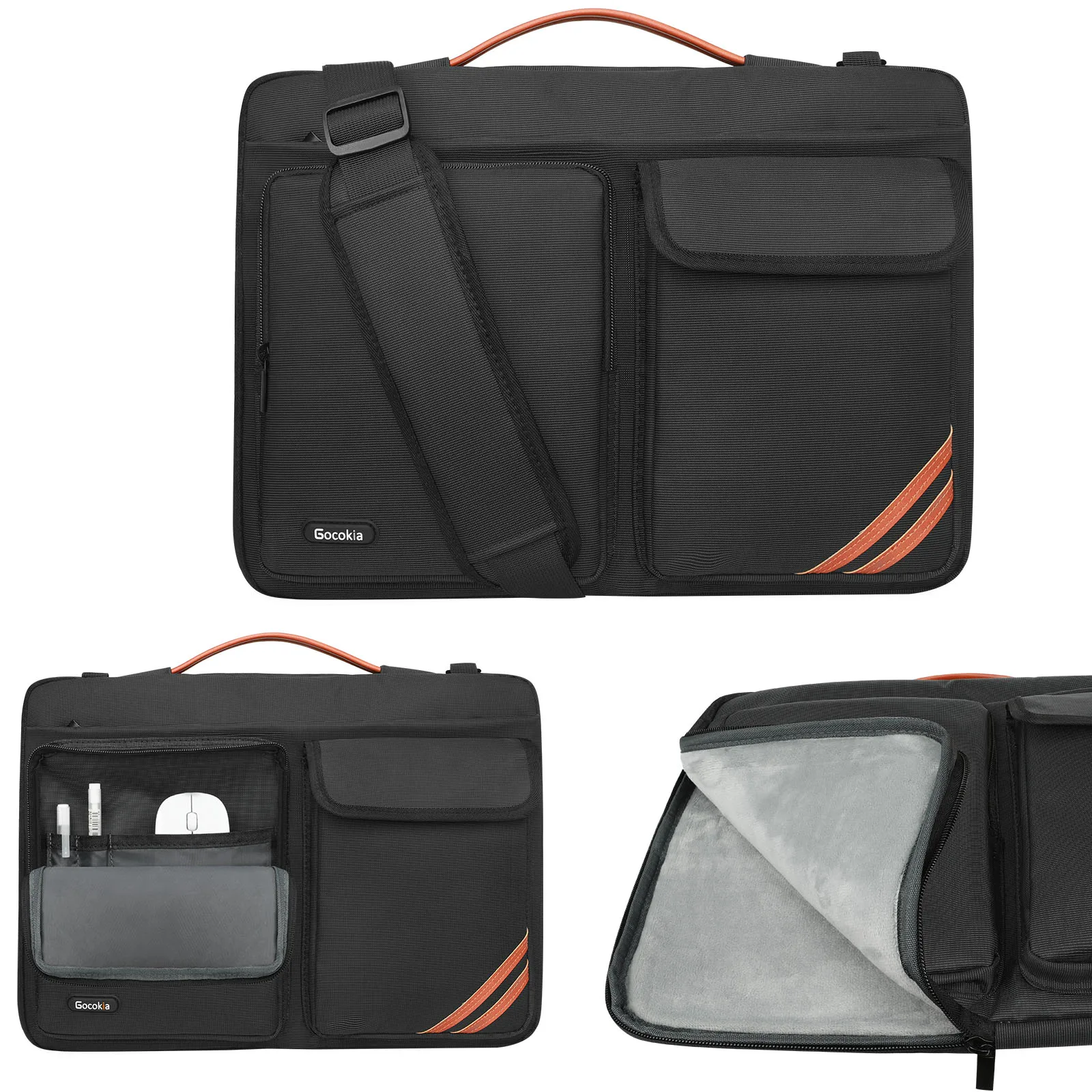 

15-дюймовая сумка для планшета большой вместимости, сумка через плечо, вертикальная многофункциональная сумка для хранения, сумка для компьютера, защитная сумка для ноутбука