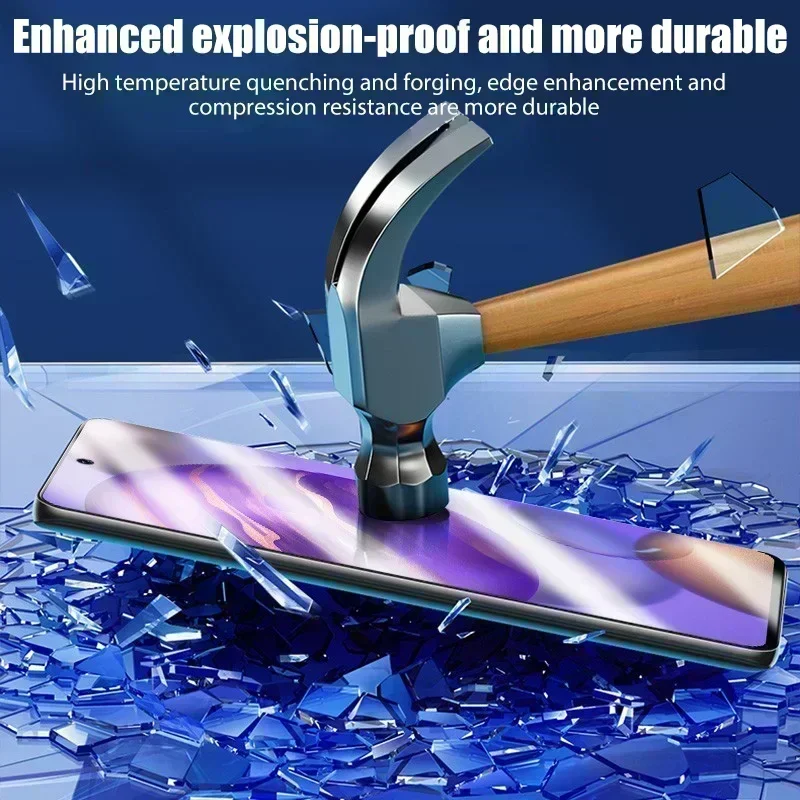 3 pçs capa completa de vidro temperado para samsung galaxy a14 a54 a53 a13 a33 a73 a52s a32 5g protetor de tela para samsung a52 a51 a72