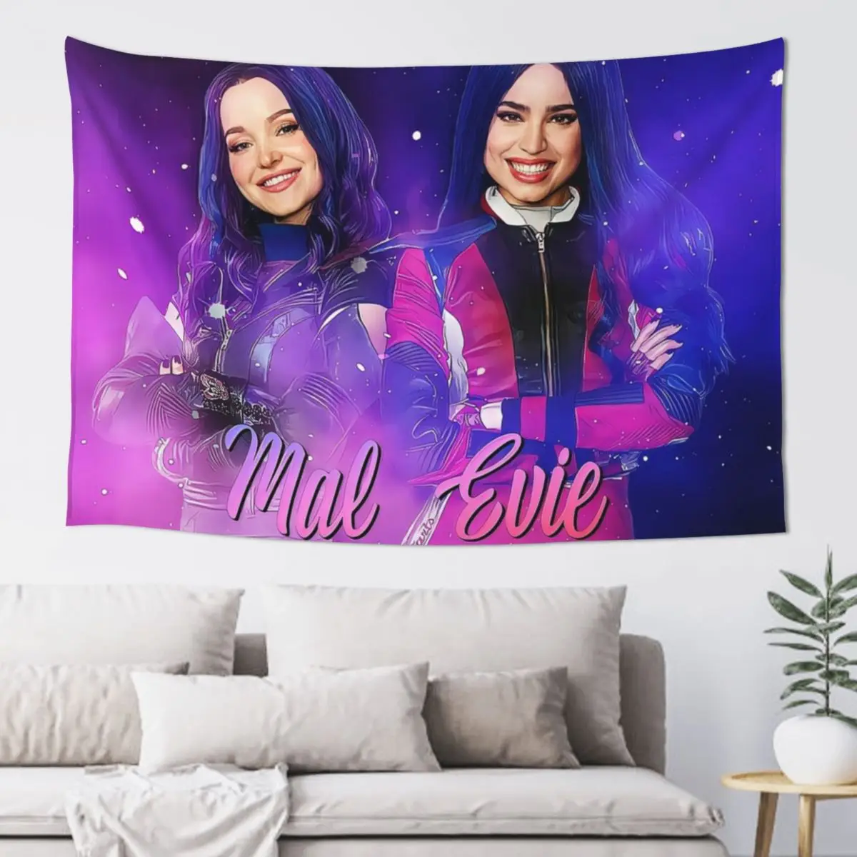 

Mal and Evie - Descendants 3 Tapestry Wall Coverings Art Mural Tapestry