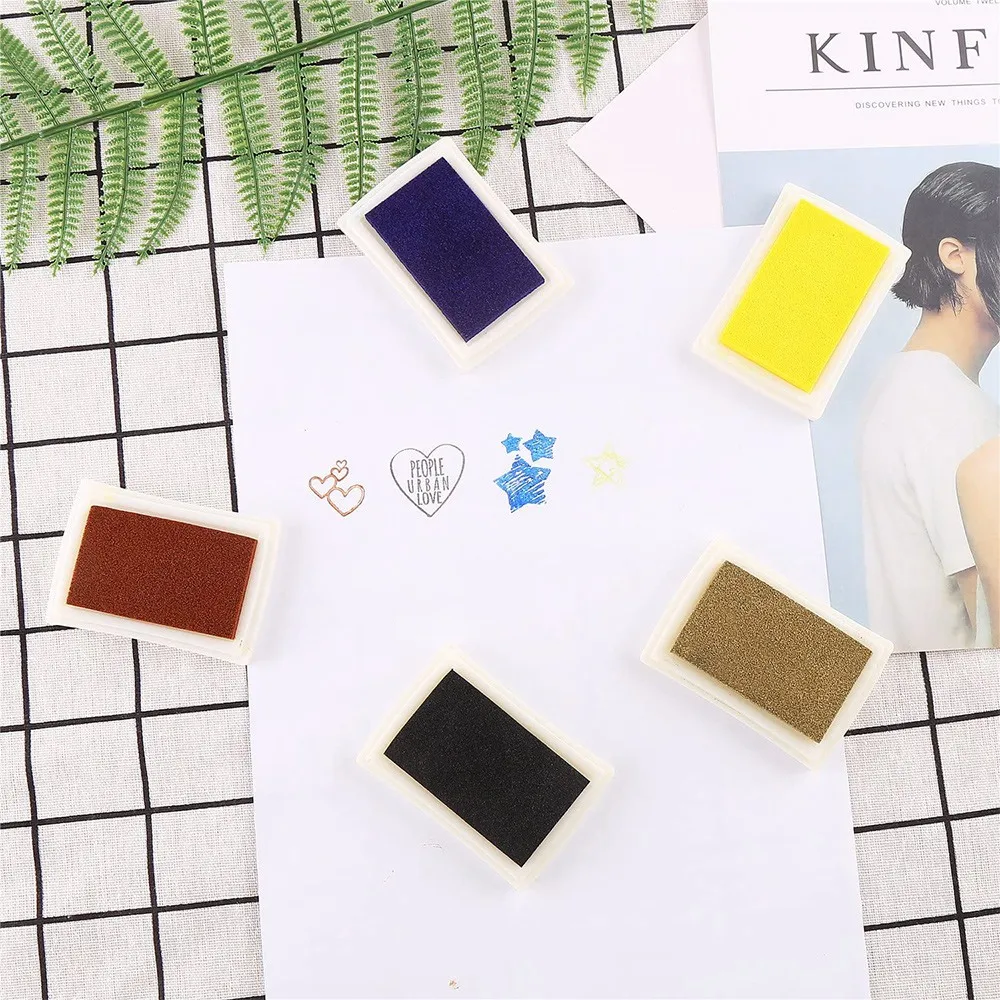 Upgraded Craft Ink Pad Stamps Partner Diy Color,16 Color Craft Ink Pad For Stamps, Paper, Wood Fabric